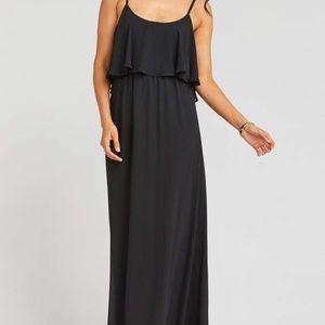 Show Me Your Mumu Black Bridesmaid Dress, Size XXL